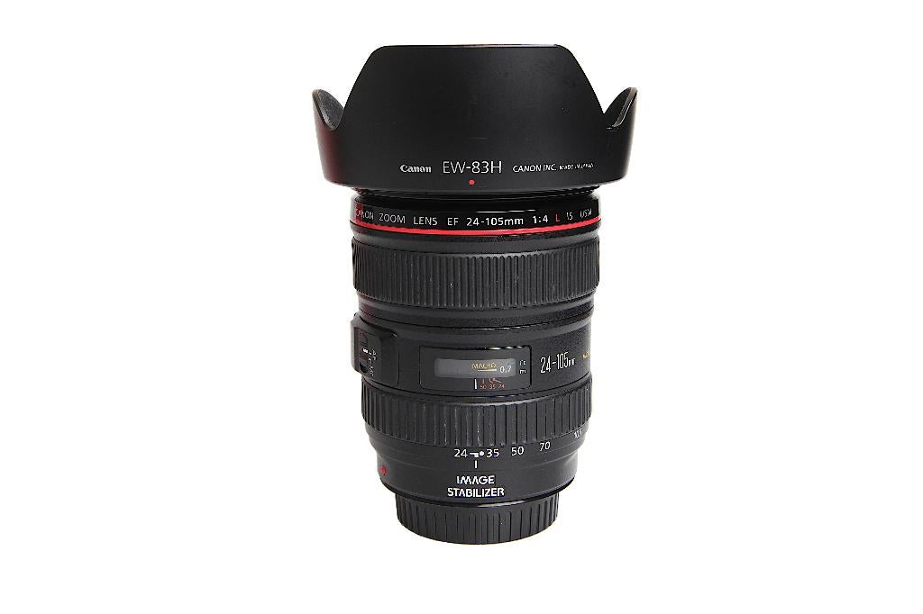 Canon EF 24-105mm F4 L IS USM lens met 12 maanden garantie, Envoi, Comme neuf, Lentille standard, Zoom