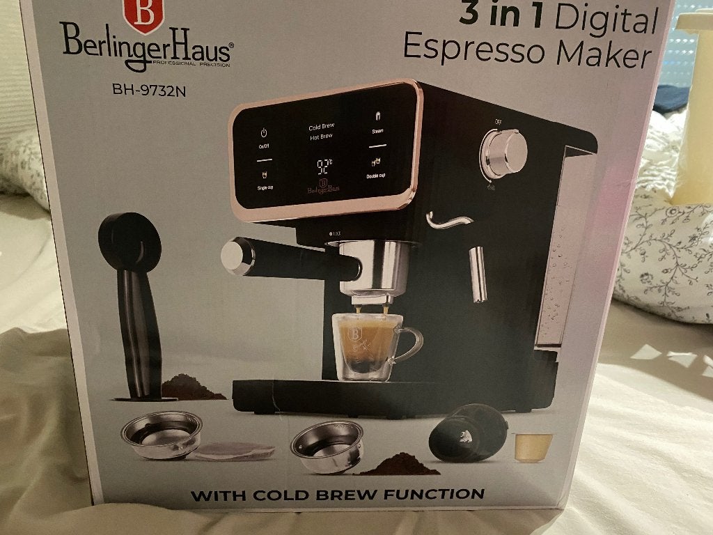 Espresso koffiemachine, Ophalen, Nieuw, Koffiemachine, Koffiebonen