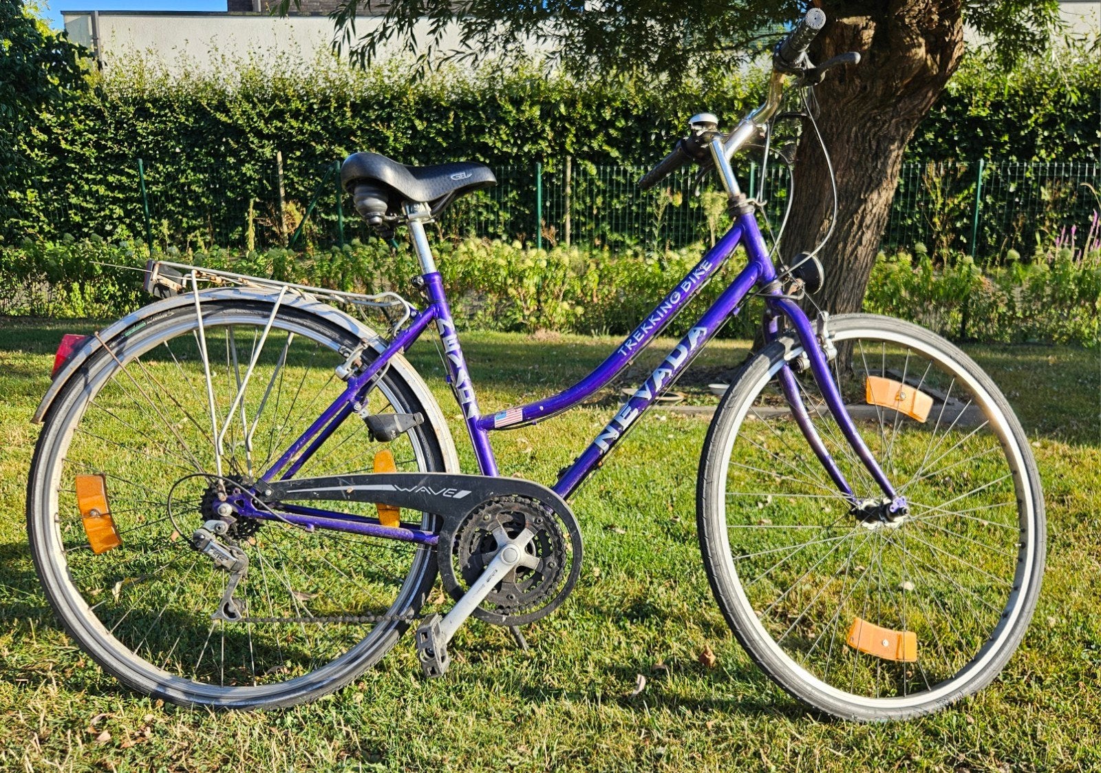 damesfiets staal, Fietsen en Brommers, 28 inch, Gebruikt, Velgrem, Ophalen