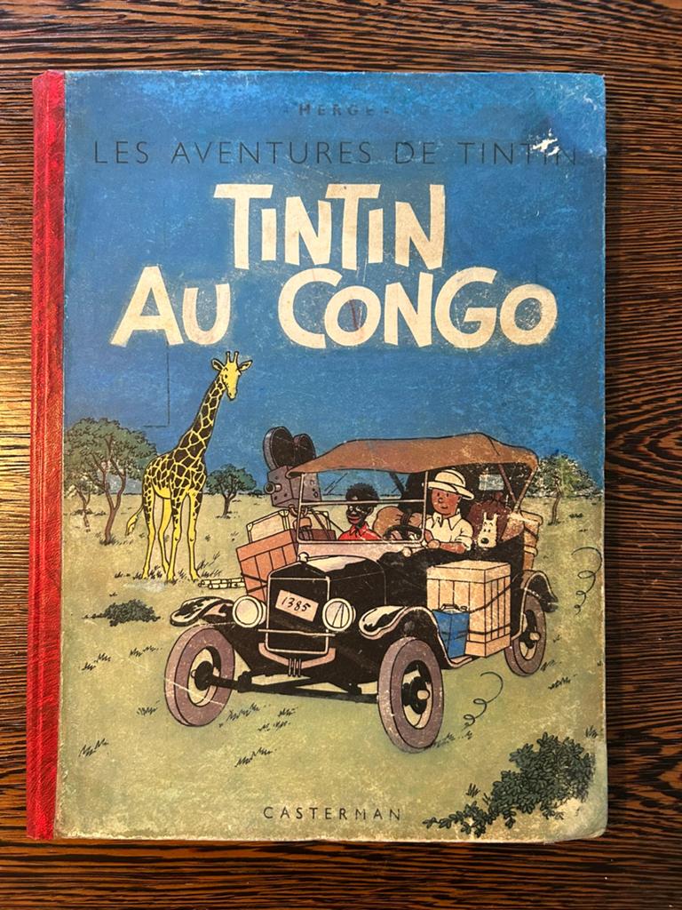 Heel mooi kuifje album Tintin Au Congo Hergé, Boeken, Eén stripboek, Ophalen, Gelezen