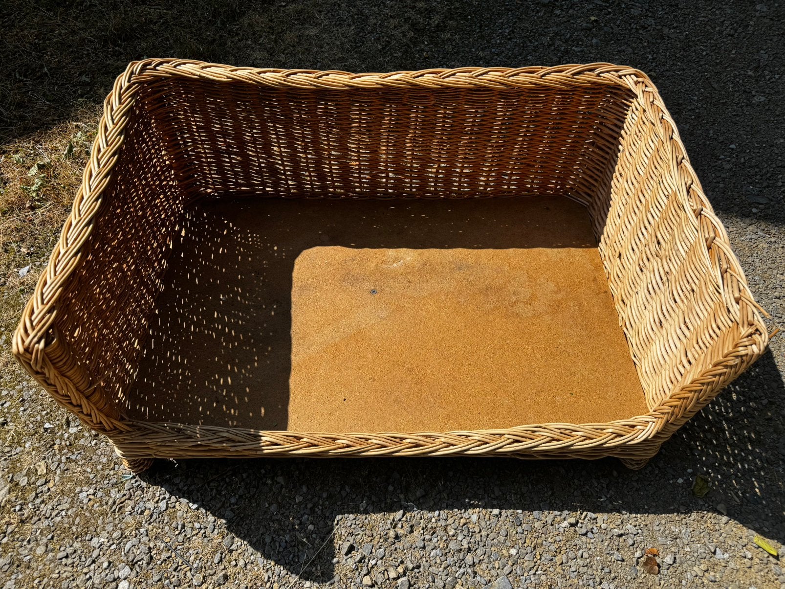 Panier en osier pour chien ou chat, Animaux & Accessoires, Paniers pour chiens, Enlèvement, Utilisé