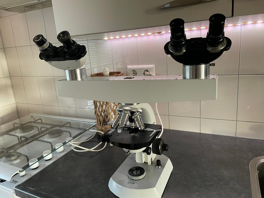 Carl Zeiss microscope Dual View, TV, Hi-fi & Vidéo, Matériel d'optique | Microscopes, Comme neuf, Enlèvement
