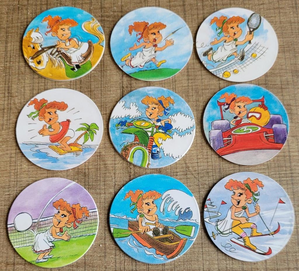 Olympische Spelen 1996: 9 flippo's (Ruwet Cider), Verzamelen, Ophalen of Verzenden, Losse flippo's