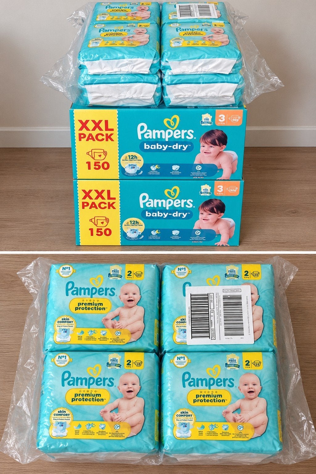 Pampers luiers – 484 stuks, Ophalen