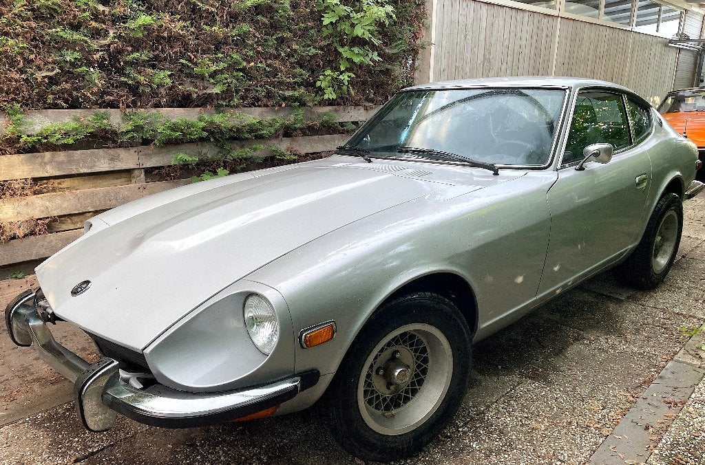 Datsun 240Z 1973, Autos, Nissan, Argent ou Gris, Achat, Boîte manuelle, Noir