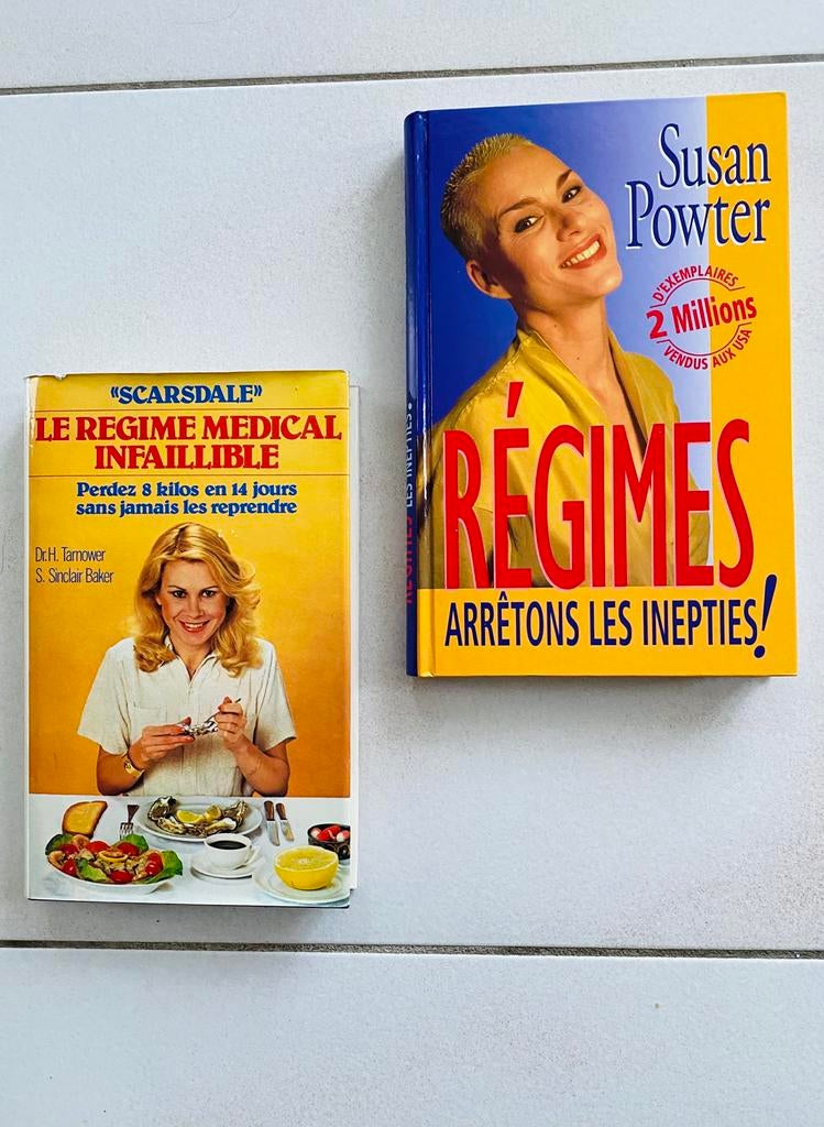 2 livres sur les régimes alimentaires (Scarsdale), Enlèvement ou Envoi, Utilisé, Régime et Alimentation