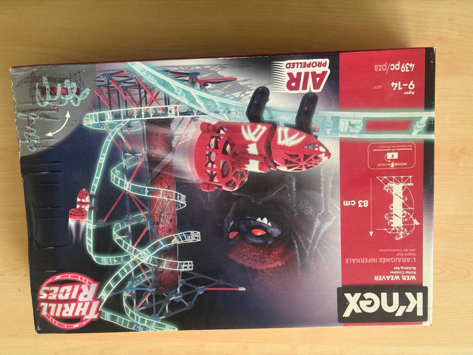 K’nex roller coaster, Ophalen, Gebruikt, K'nex