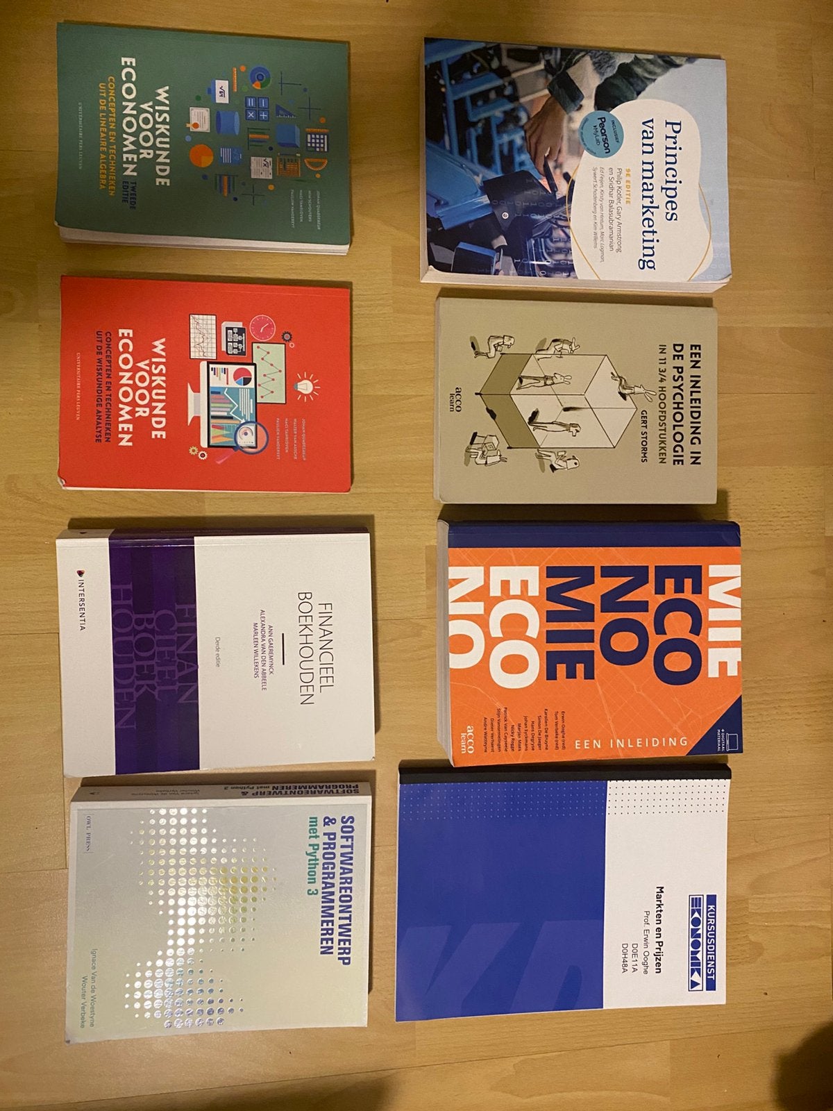 Boekenpakket TEW 1ste bachelor, Boeken, Ophalen of Verzenden, Zo goed als nieuw