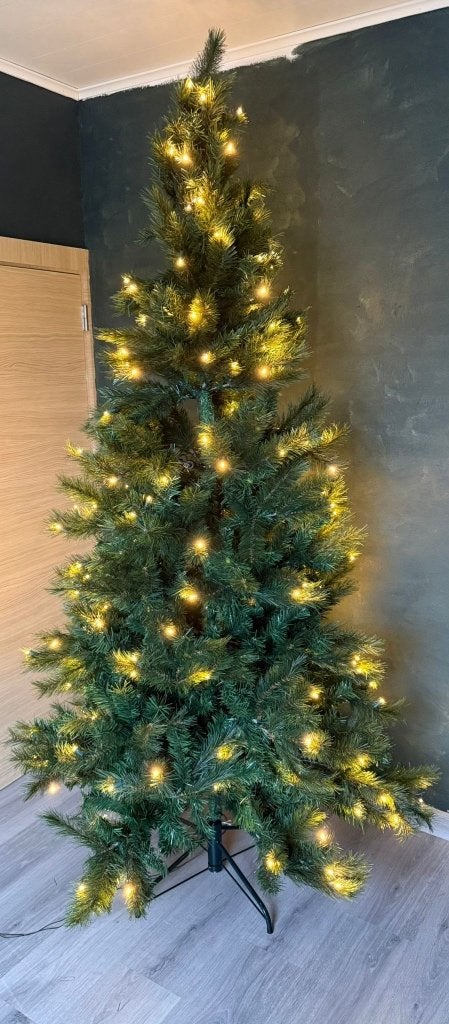 Kerstboom met verlichting, Diversen, Ophalen, Zo goed als nieuw
