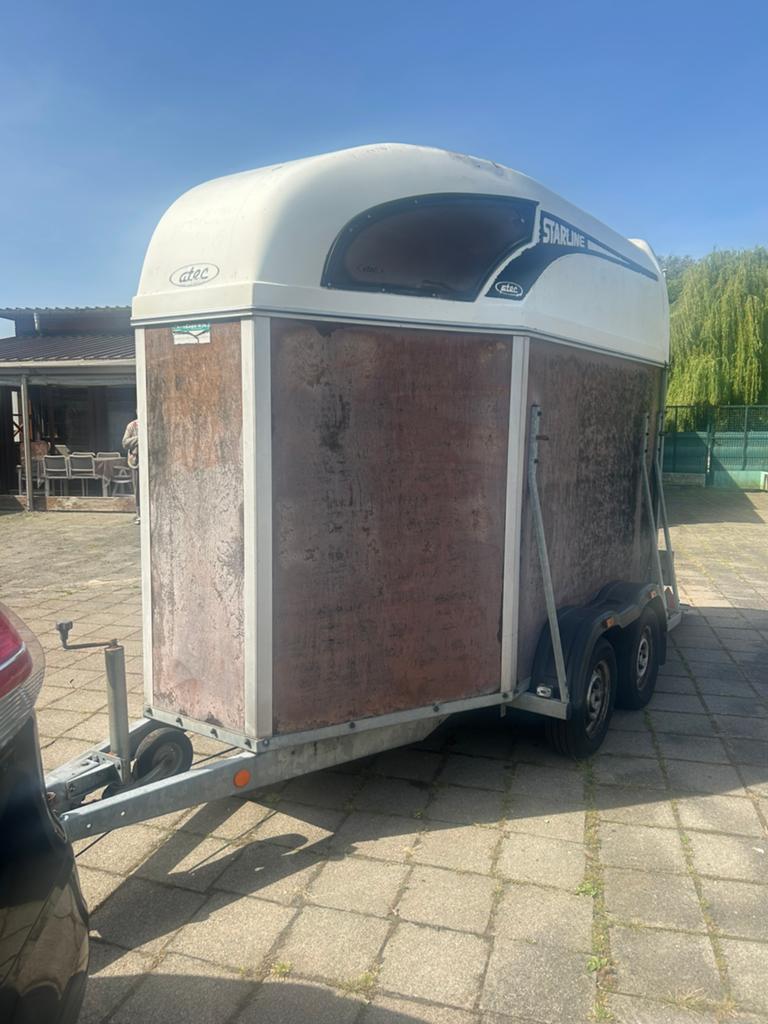 Paarden trailer 2 paarden, Dieren en Toebehoren, Ophalen, Gebruikt, 2-paards trailer