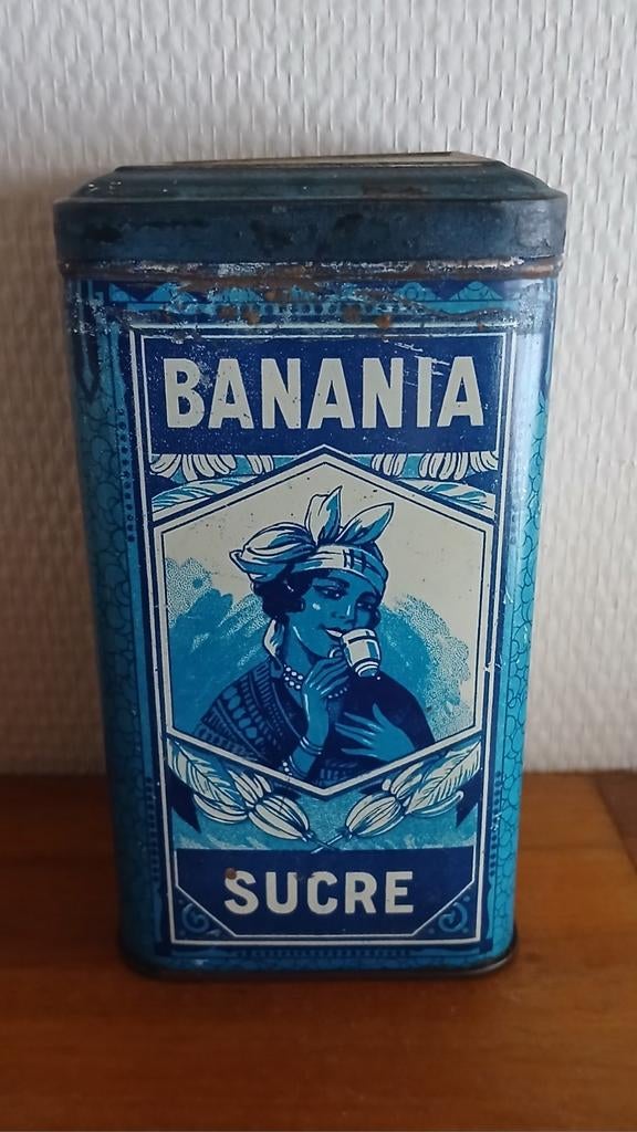 Boite ancienne BANANIA, Ophalen of Verzenden, Gebruikt