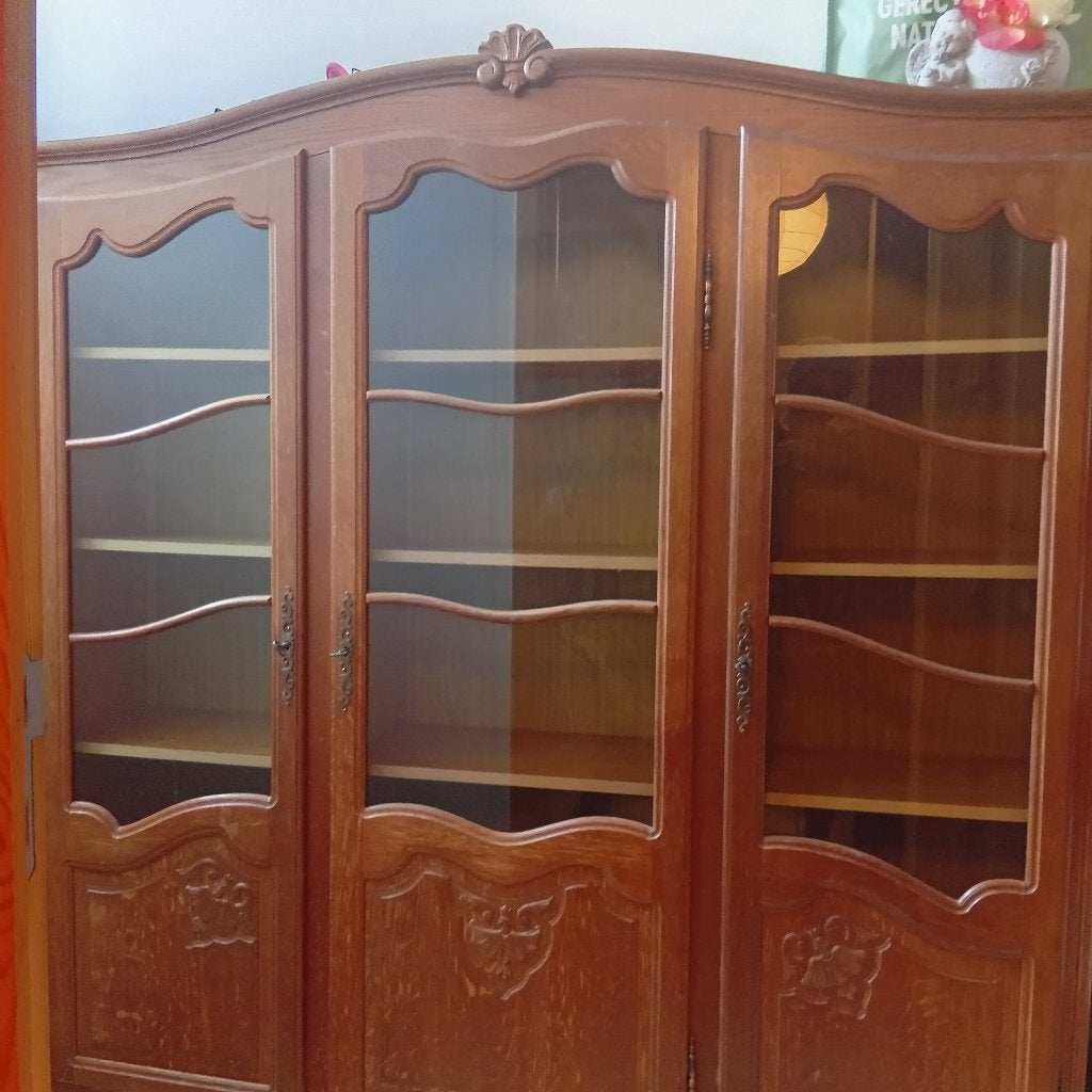 Bibliothèque, Maison & Meubles, 25 à 50 cm, Utilisé, Chêne, Avec tablette(s)