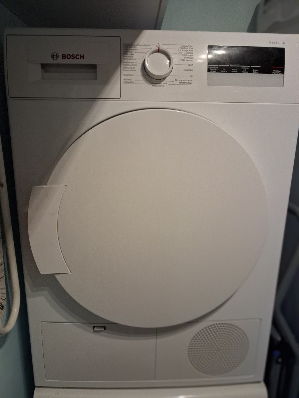 Droogkast, Elektronische apparatuur, Ophalen, 8 tot 10 kg, Zo goed als nieuw, Voorlader