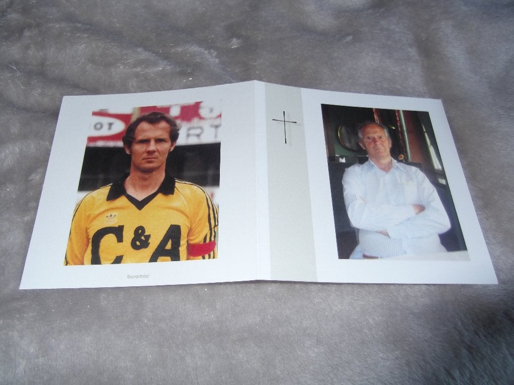 bidprentje Swat Janssens (voetballer), Ophalen of Verzenden, Bidprentje