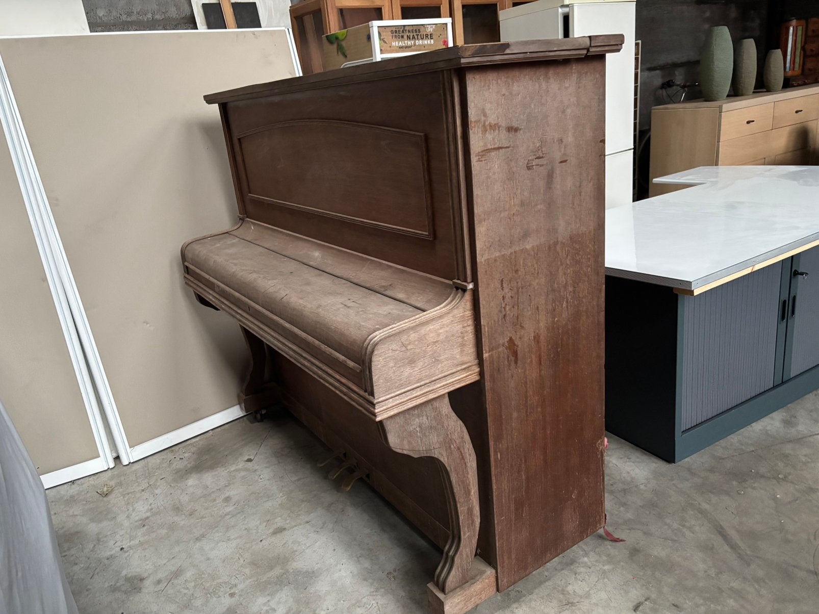 Piano Brevete De HeuQ Charleroi te koop., Musique & Instruments, Pianos, Enlèvement, Comme neuf, Piano