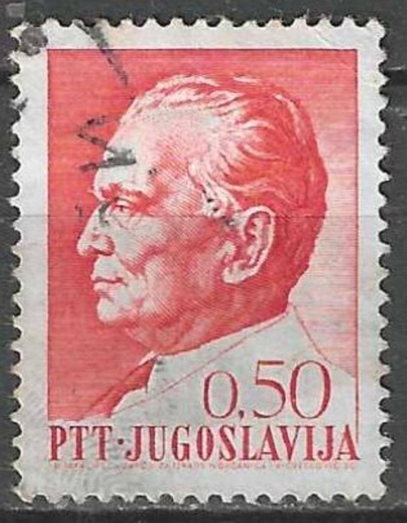 Yougoslavie 1968 - Yvert 1153 - Maréchal Tito (ST), Timbres & Monnaies, Timbres | Europe | Autre, Envoi, Affranchi