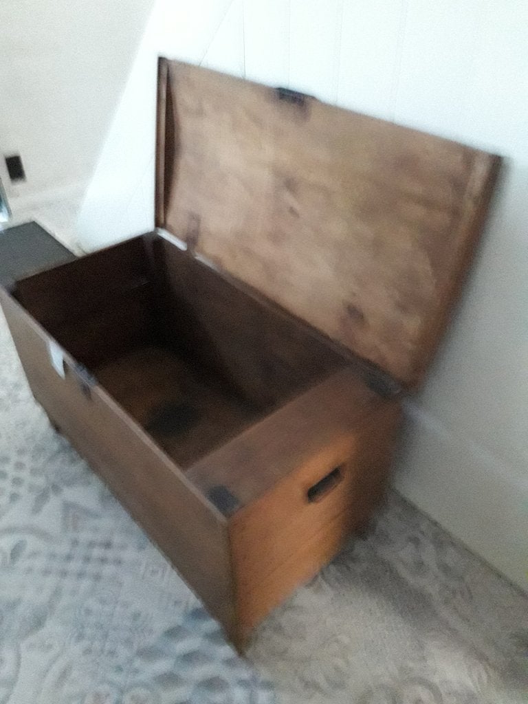 dekenkist, Ophalen, 50 – 75, Gebruikt, 100 tot 150 cm