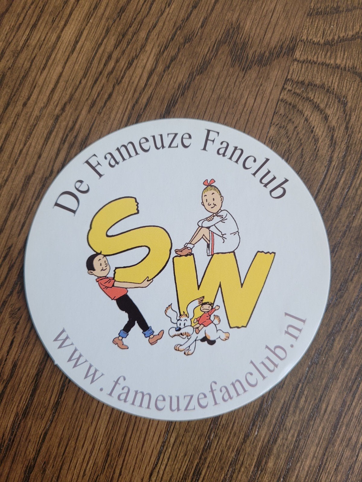 oude sticker suske en wiske, Ophalen of Verzenden