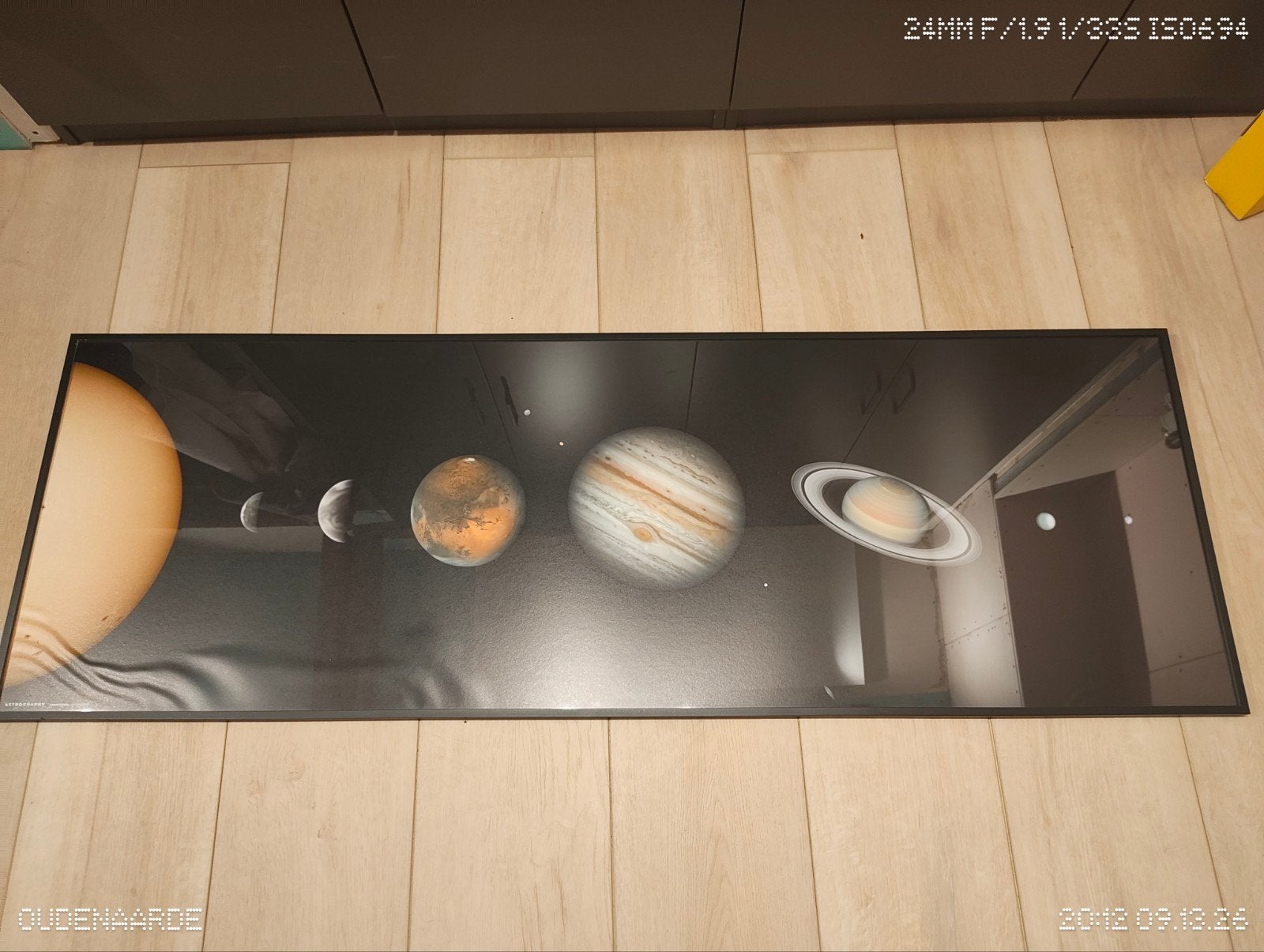 foto kader - mat zwart 51,5x150 cm, 150 cm, Suspendu, 51 cm, Comme neuf