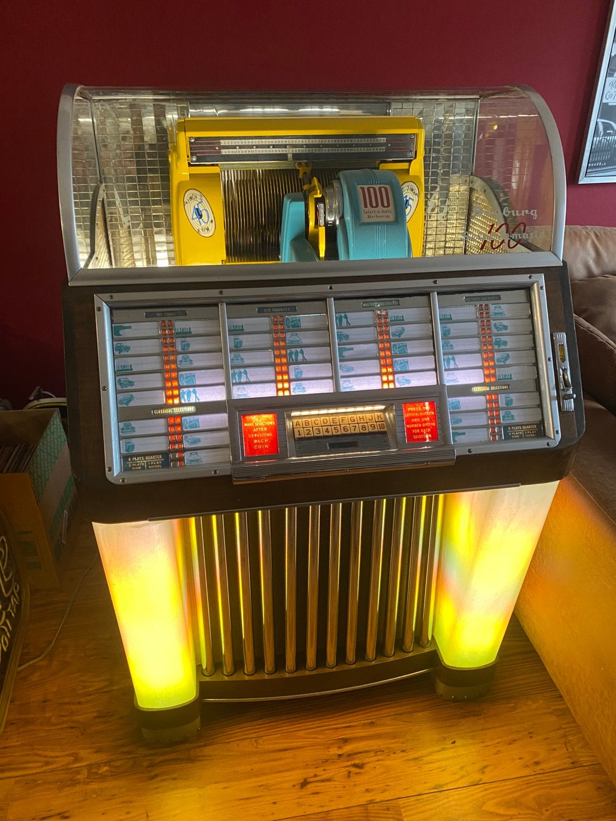 Seeburg M100C jukebox, Verzamelen, Gebruikt, 1950 tot 1960, Seeburg, Ophalen