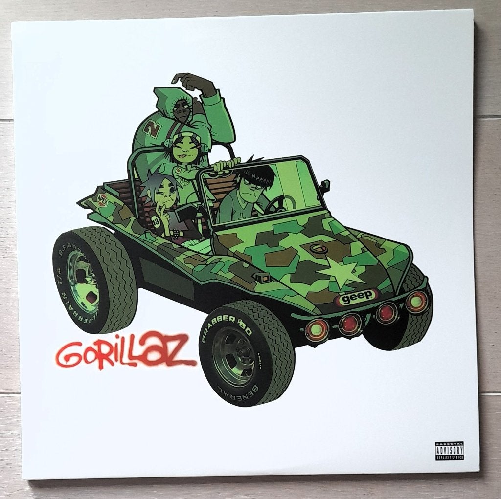 GORILLAZ Gorillaz 2LP 2001 DAMON ALBARN Clint Eastwood, Originele persing, Ophalen of Verzenden, Zo goed als nieuw, 12 inch