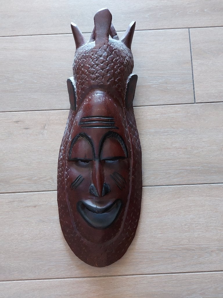 masker afrikaans in hout, Ophalen, Overige onderwerpen, Masker, Handgemaakt