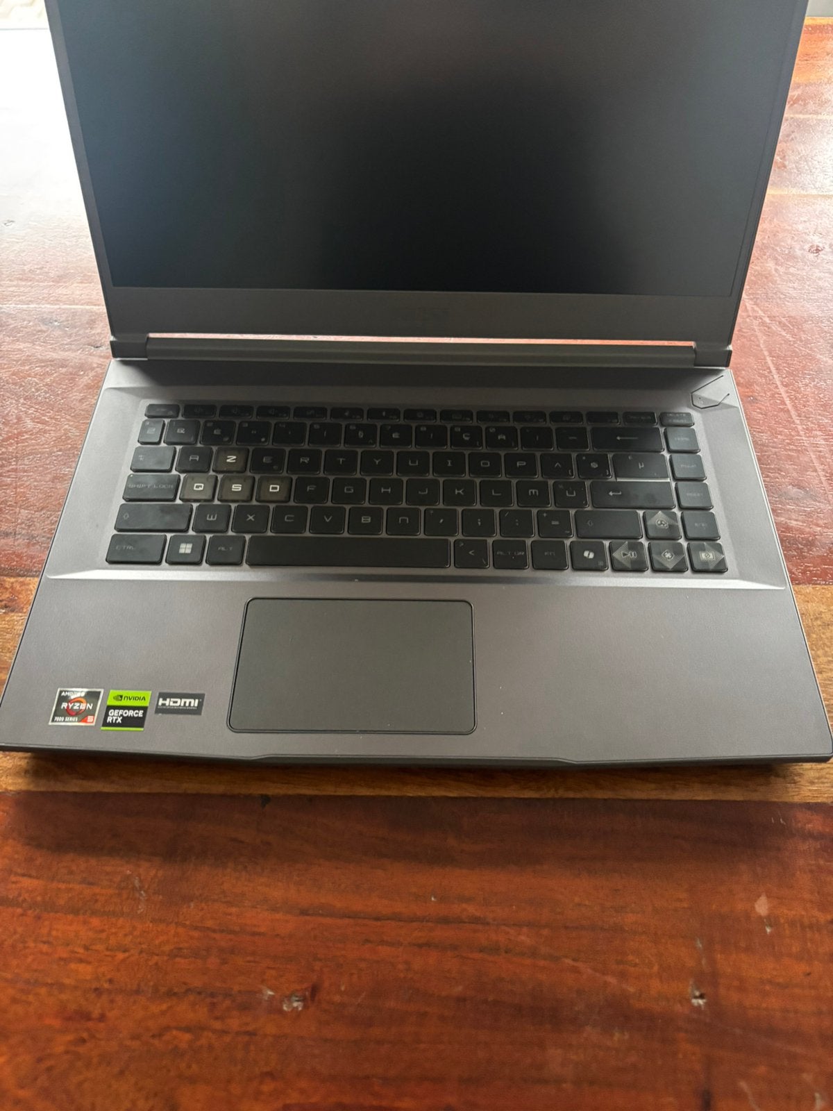 MSI THIN A15 B7UC-495BE zo goed als nieuw, Ophalen, 15 inch, Zo goed als nieuw, Gaming