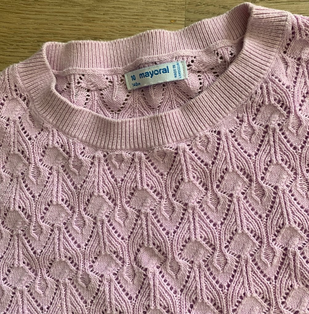 Trui Mayoral- lichtpaars - maat 140, Kinderen en Baby's, Kinderkleding | Maat 140, Ophalen, Meisje, Trui of Vest, MAYORAL