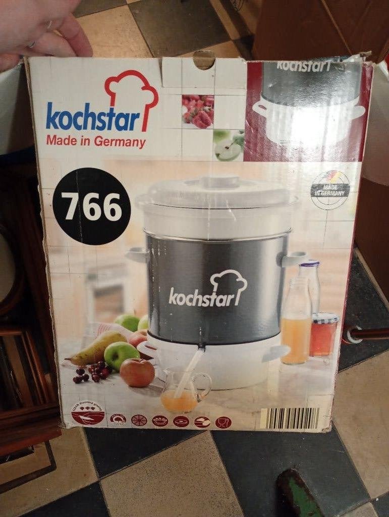 Kochstar 766 extracteur de jus à vapeur, Enlèvement, Comme neuf, Électrique, Presse-agrumes lent