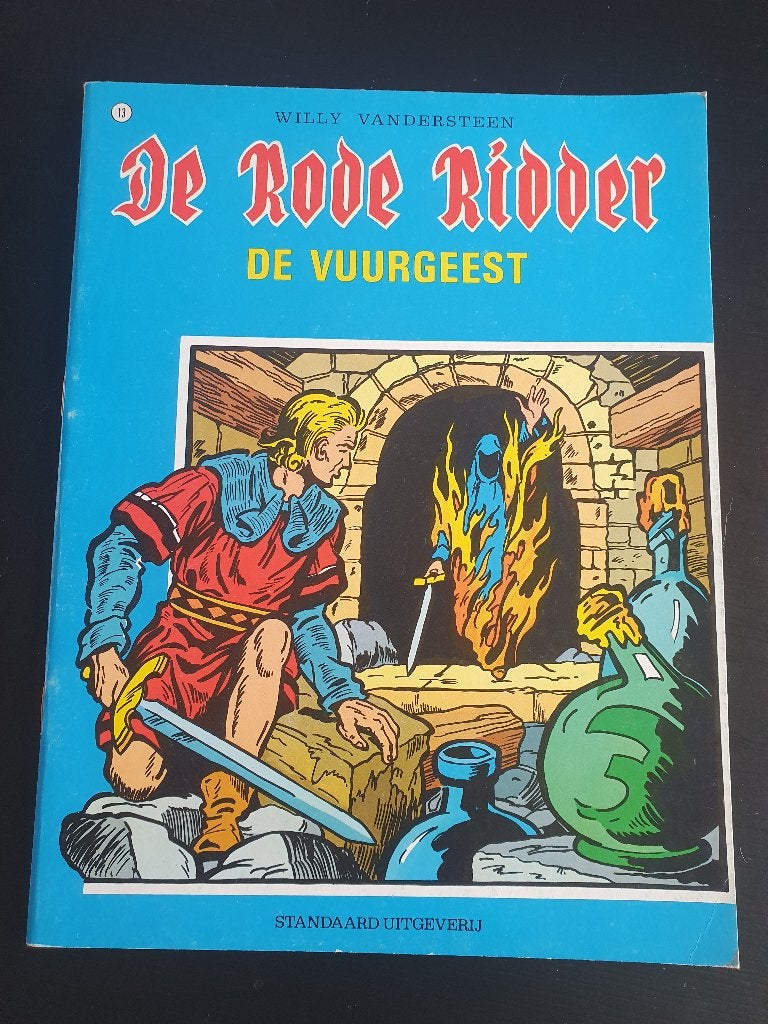 De rode ridder: De vuurgeest en de zwarte wolvin (1980), Ophalen of Verzenden, Gelezen, Willy vandersteen