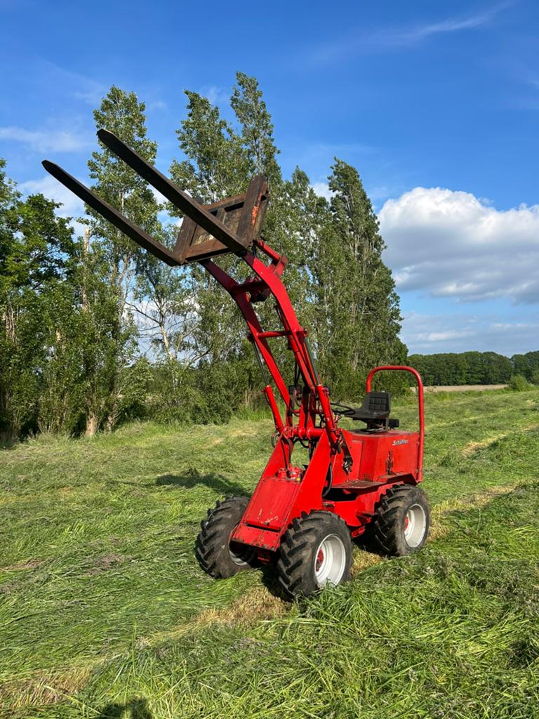 Chargeuse sur pneus Schäffer 325, Enlèvement