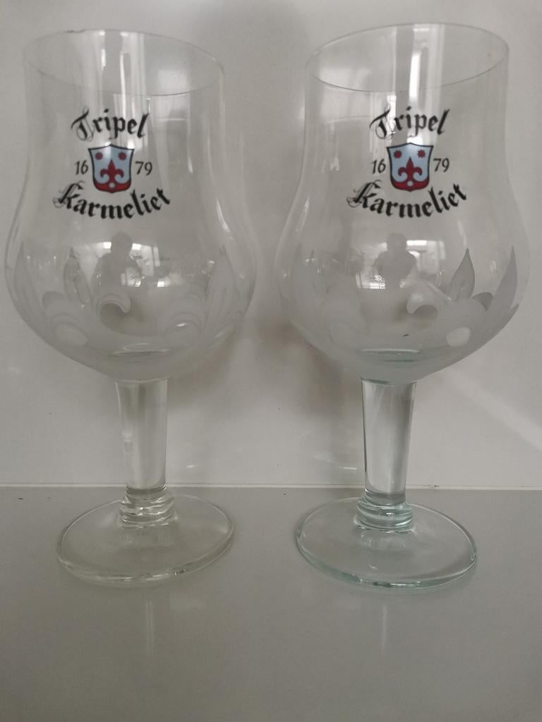 2 tripel Karmeliet glazen, Enlèvement