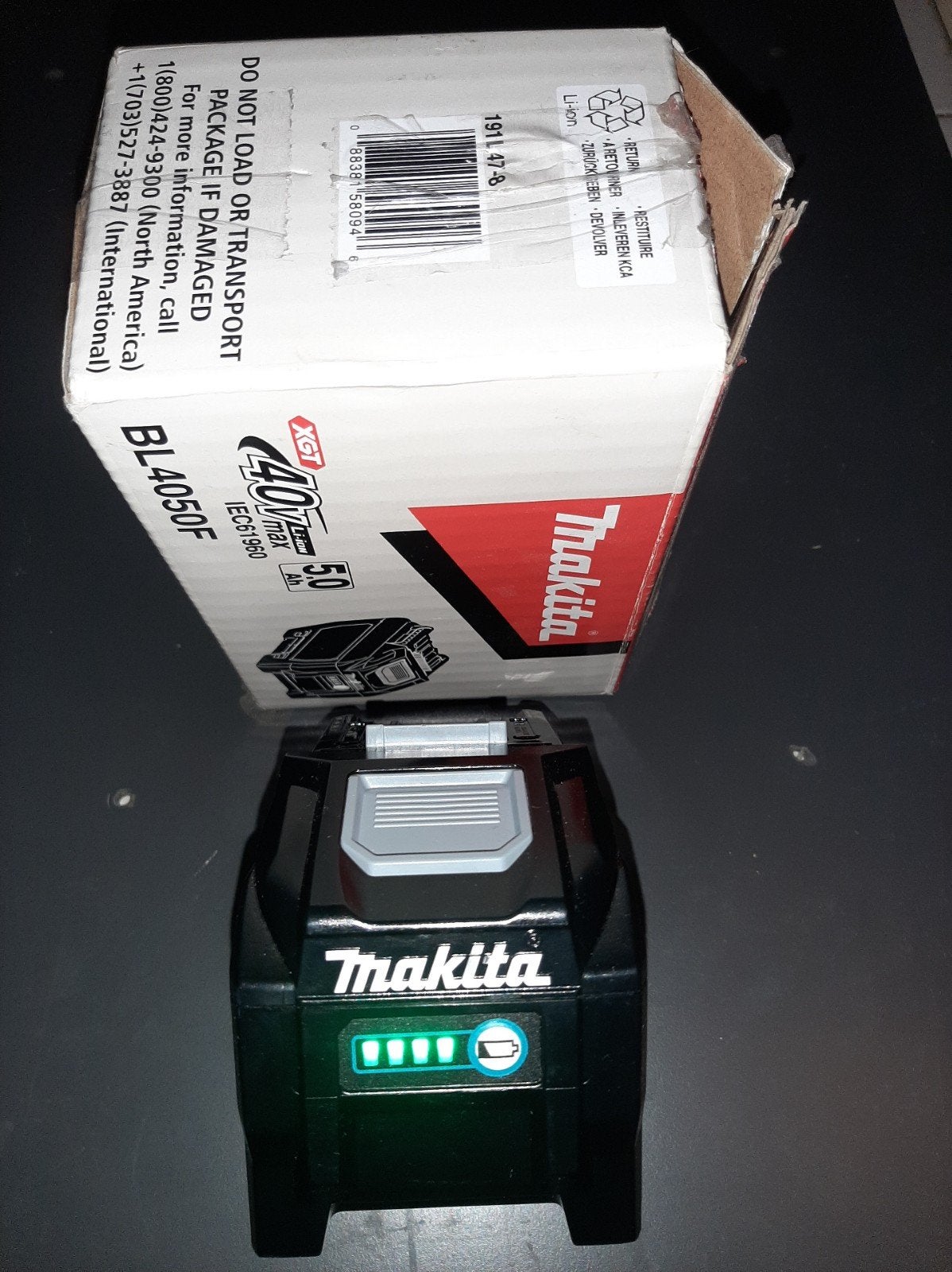 NIEUWE Makita 40V 5Ah batterij, Ophalen, Nieuw