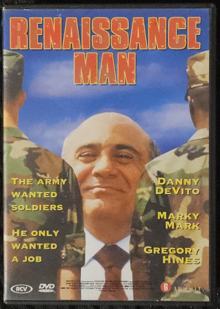 Renaissance Man (1994), Cd's en Dvd's, Dvd's | Komedie, Ophalen of Verzenden, Zo goed als nieuw, Engels, Nederlands