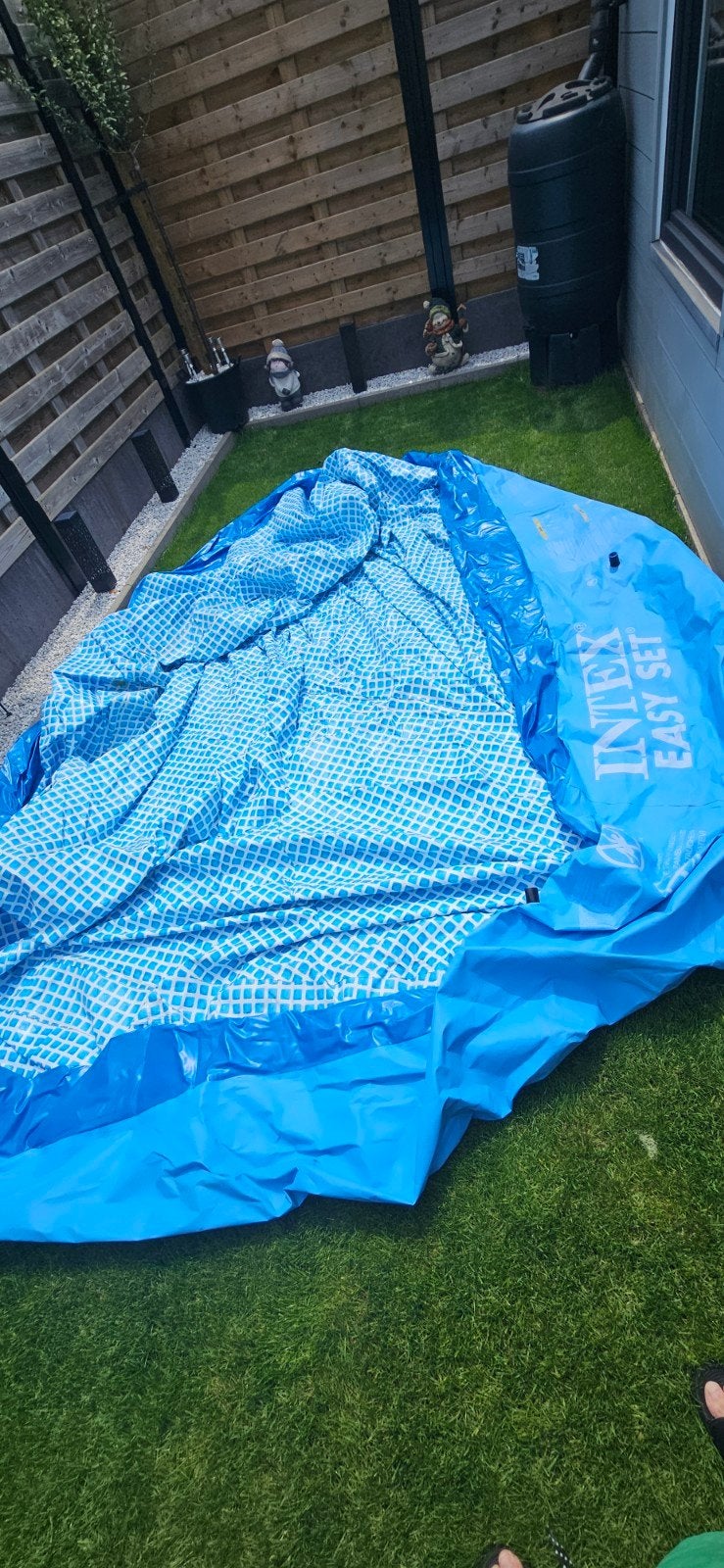 Intex  zwembad 366x76, Ophalen, Afdekzeil