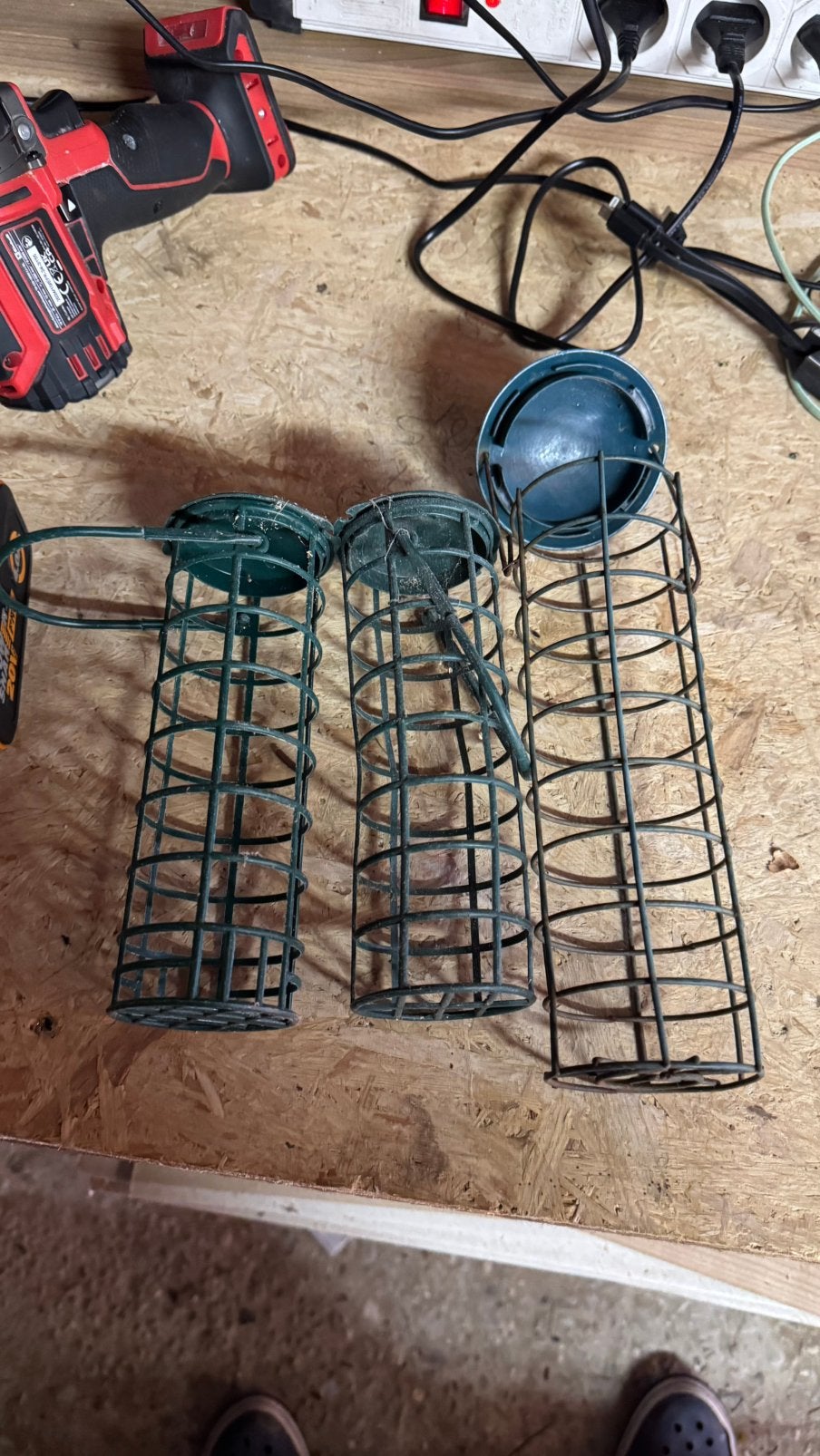 Set van 5 vogelvoeders / vetbolhouders voor in de tuin, Ophalen