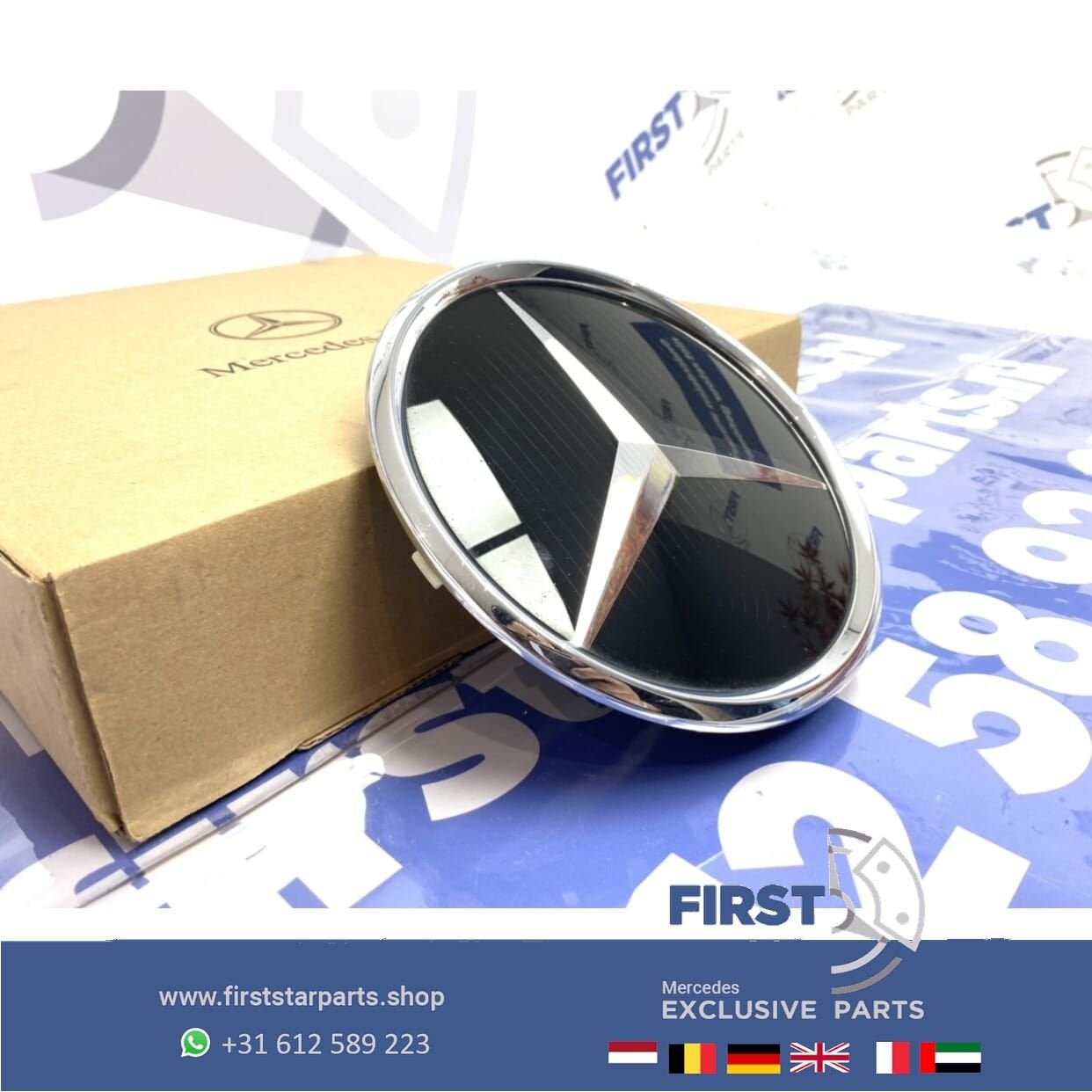 Mercedes STER GRIL LOGO GLAS - verwarmd W177 W247 W118 H247