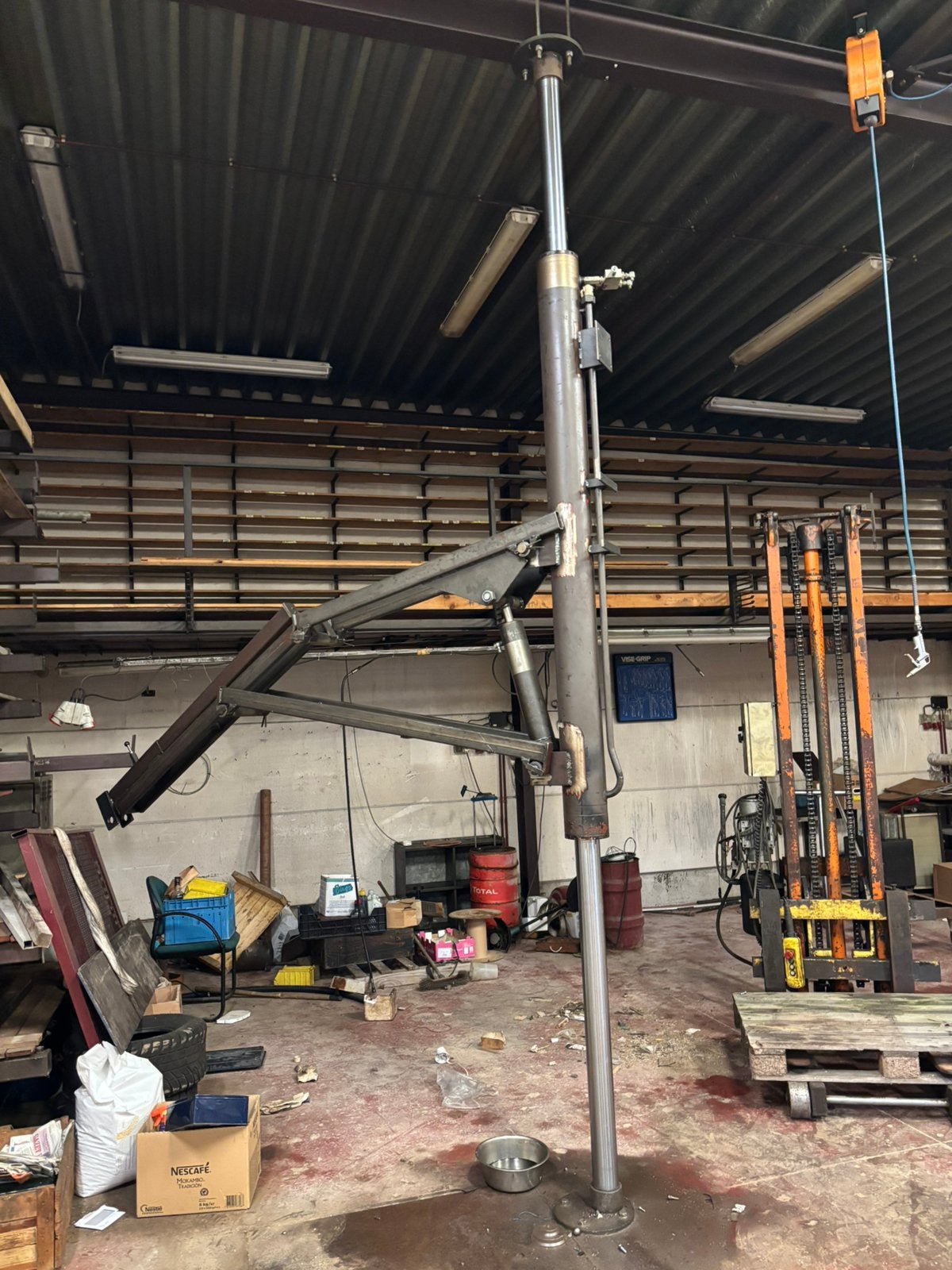 Hydrauliek arm, Ophalen, Zo goed als nieuw
