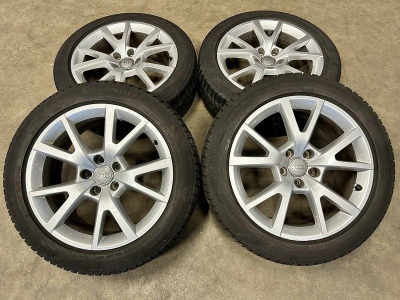18 inch originele velgen + winterbanden Audi A6 4G0071498, Autos : Pièces & Accessoires, Pneus et Jantes, Pneus hiver, -, 18 pouces