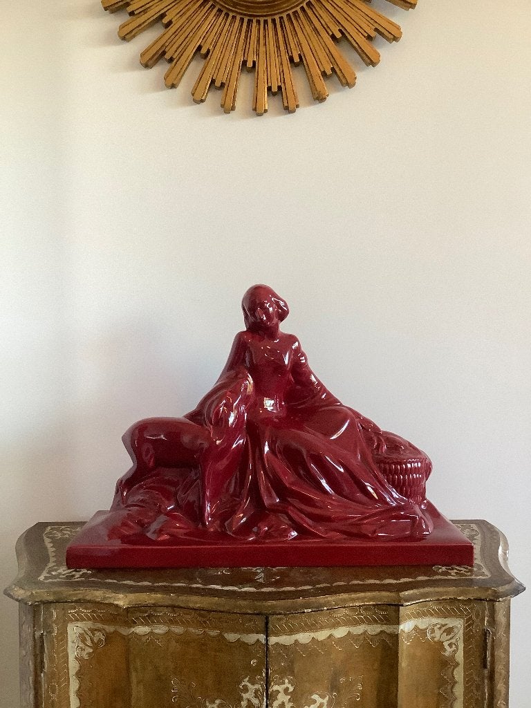 ART DECO SCULPTUUR PIERRE POLBERT FRANKRIJK., Ophalen