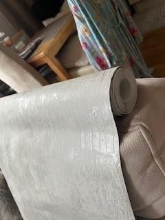 3 rollen vlies behang, Ophalen, Wit