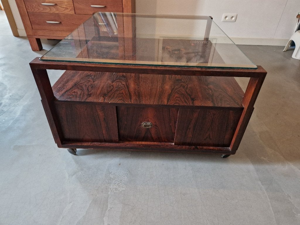 Handige salontafel, Huis en Inrichting, Tafels | Salontafels, Ophalen, Gebruikt, 50 tot 100 cm, 50 tot 75 cm