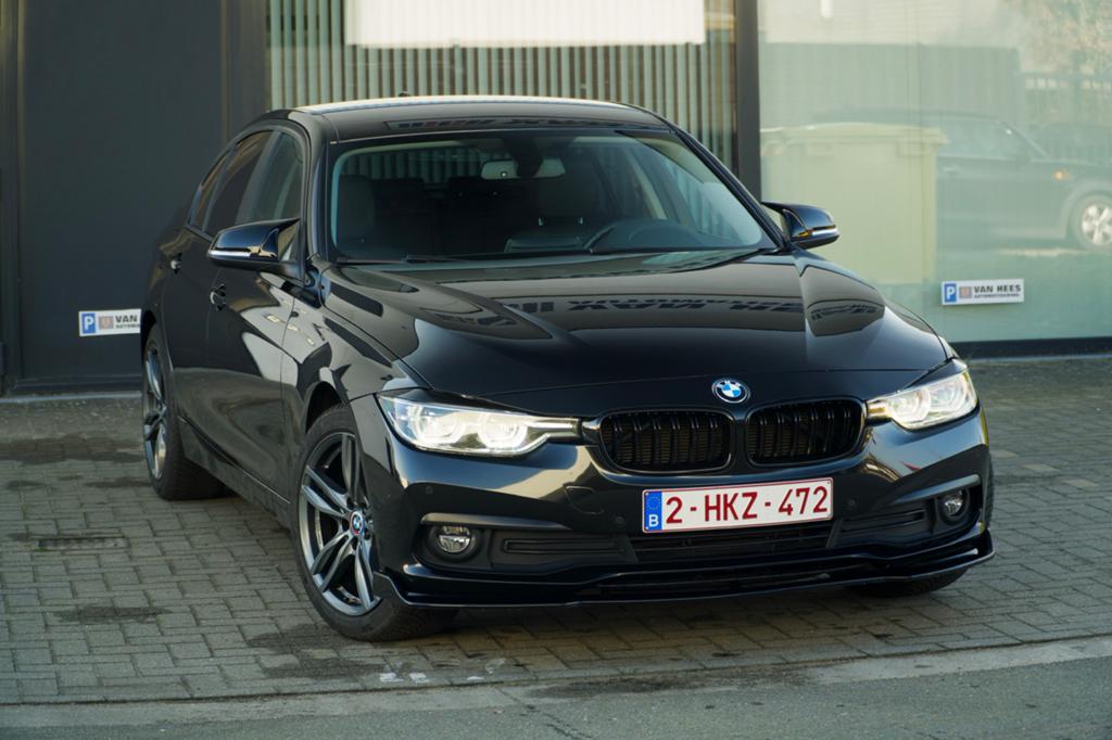 BMW 318i 2018, Auto's, BMW, 100 kW, Achterwielaandrijving, Zwart, Leder