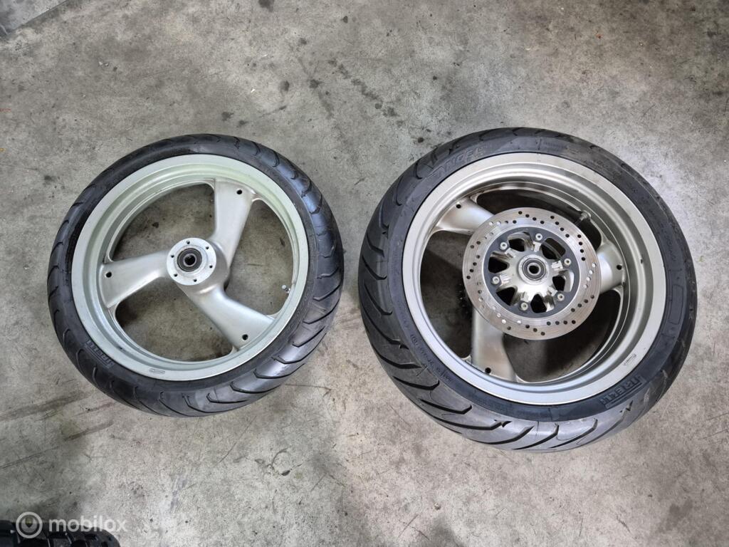 Wielen velgen zeer goede banden Monster SS 851 888, Motoren, Onderdelen | Ducati, Gebruikt, Ophalen of Verzenden