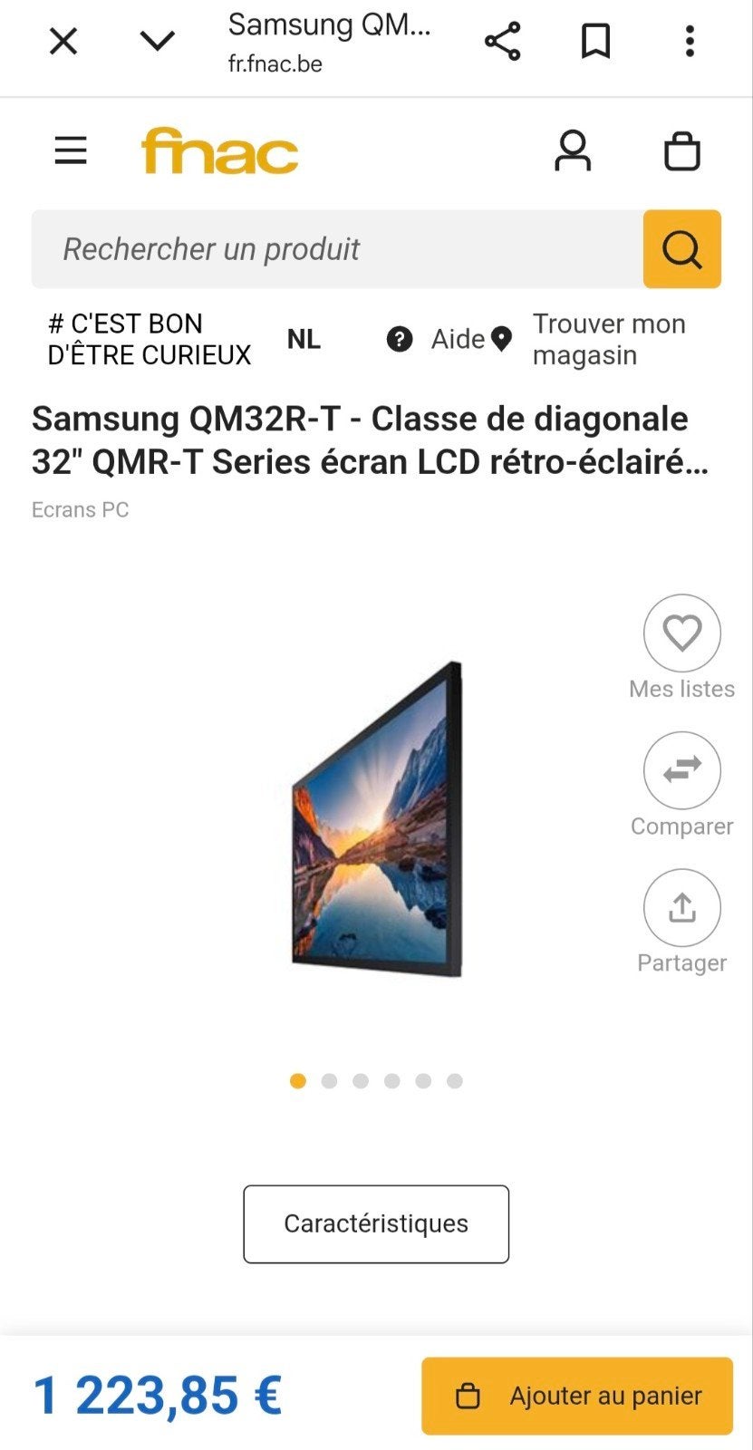 Samsung QM32R-T professioneel scherm, Audio, Tv en Foto, LED, Nieuw, Samsung, Full HD (1080p)