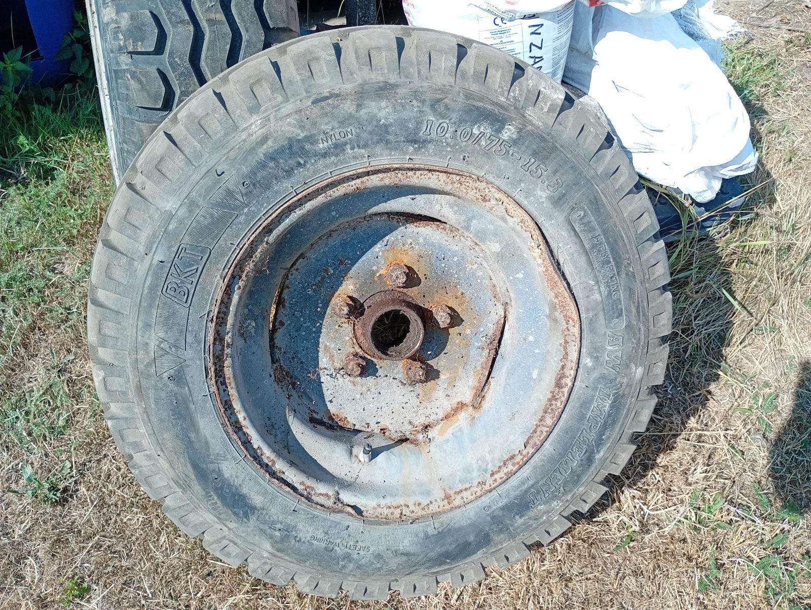 Banden met velg, Ophalen