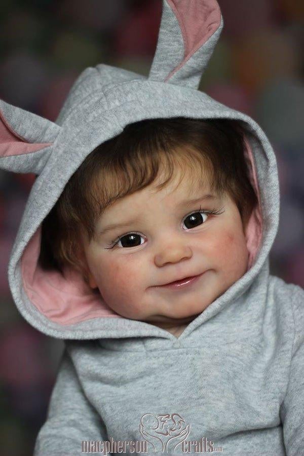 Bébé Reborn " Candy " avec box cadeaux gratuit, Verzamelen, Poppen, Nieuw, Pop, Levensecht of Reborn, Ophalen