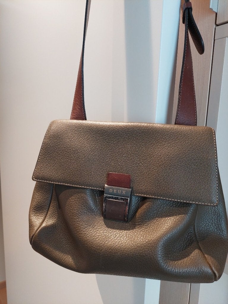 Crossbody handtas van DEUX de DELVAUX, Ophalen, Gebruikt, Groen, Handtas