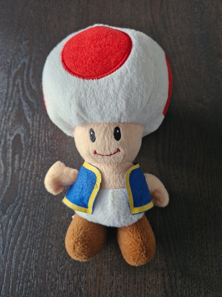 Peluche Toad, Avec étiquette, Autres marques, Comme neuf, Super Mario
