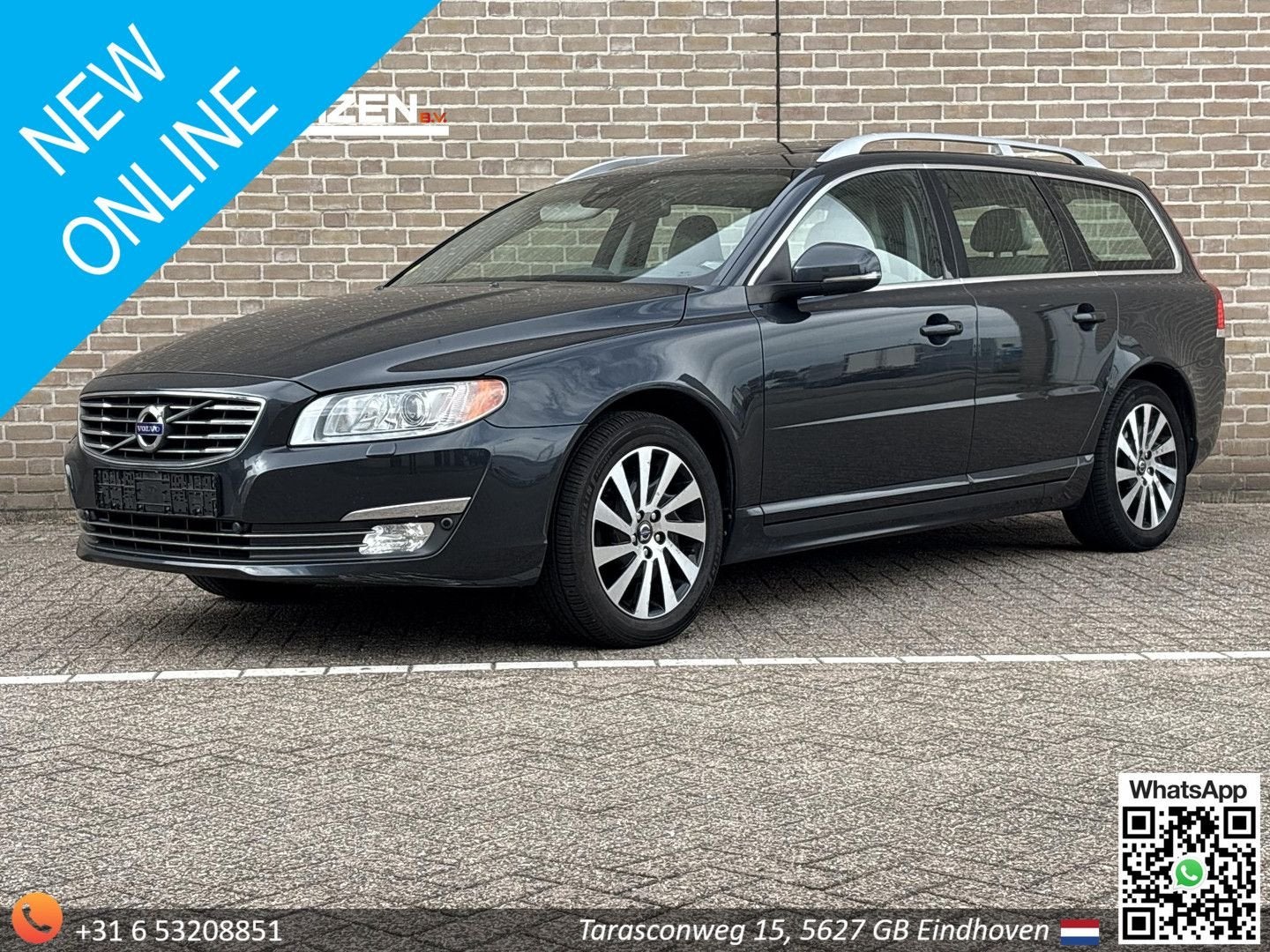 Volvo V70 2.0 D4 Nordic+ | Schuifdak | Leder| Navi | Climate, Autos, Argent ou Gris, Achat, Entreprise, V70